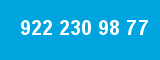 922 230 98 77 922 230 98 77
